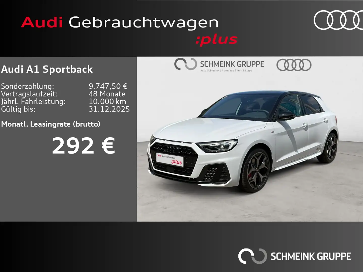 Audi A1 40 TFSI 2x S line Sonos ACC Kamera Weiß - 1