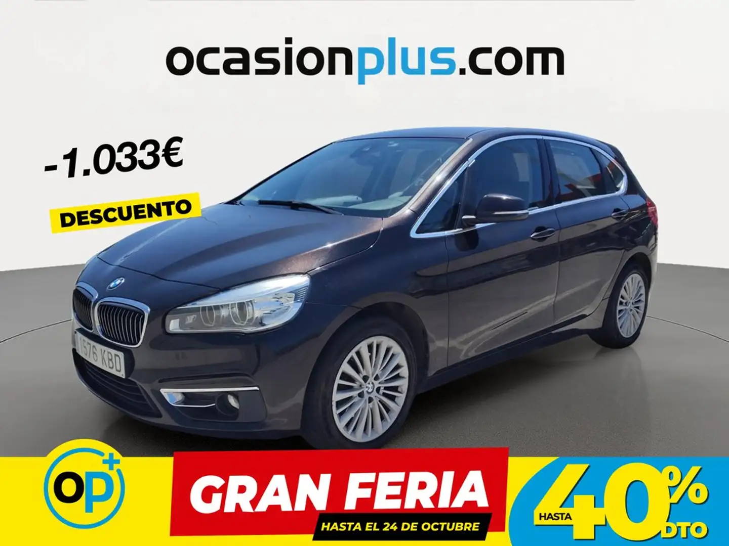 BMW 218 218d Active Tourer Marrón - 1