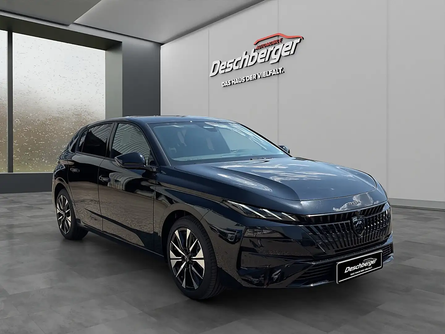 Peugeot 308 Hybrid 145 e-DSC6 Allure Schwarz - 2