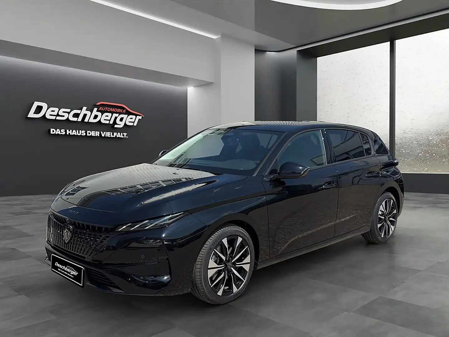 Peugeot 308 Hybrid 145 e-DSC6 Allure Schwarz - 1