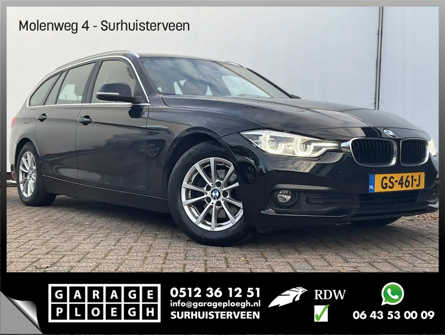 BMW 320 3-serie Touring 320D M-Sport Nav/Cruise Stoelverw Negro - 1