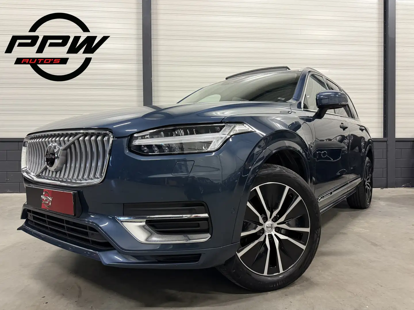 Volvo XC90 T8 Recharge AWD Inscription 7P. PANO/LUCHTVERING/T Bleu - 1