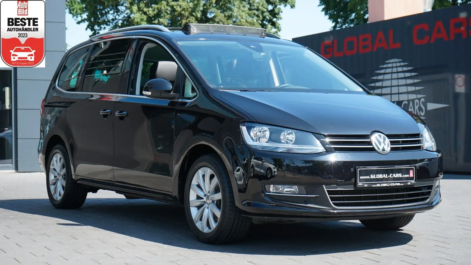 Volkswagen Sharan SHARAN 1.4 TSi HIGHLINE*PANO*LEDER*ACC*7-SITZER* Zwart - 1