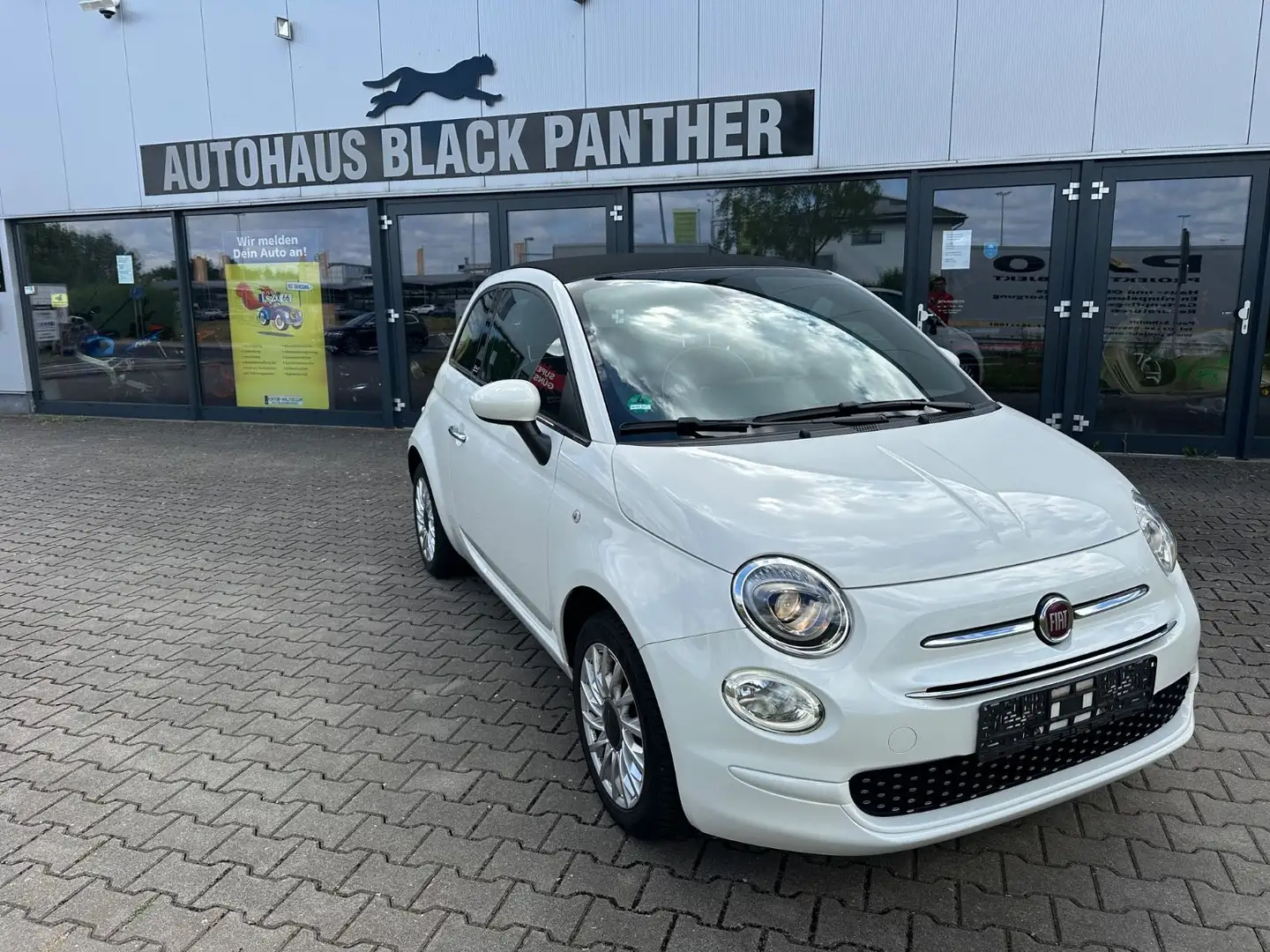 Fiat 500C Klima Alu Apple CarPlay Navi Blanc - 1