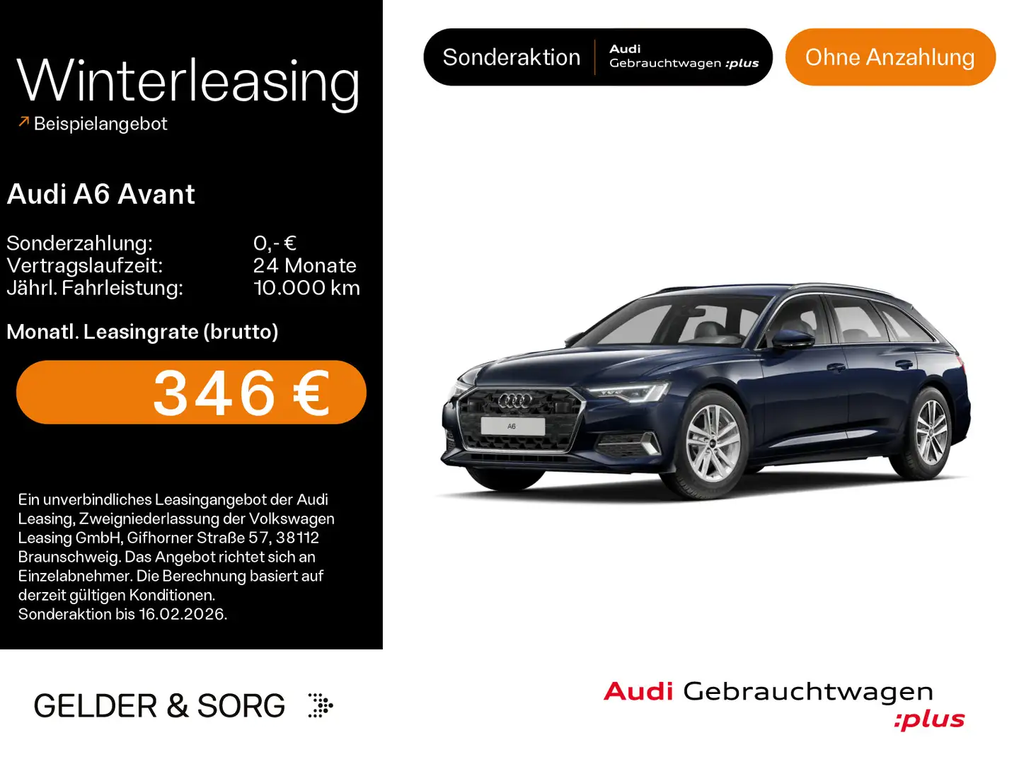 Audi A6 45 TFSI advanced 360°*ACC*AHK*LED* Blau - 1