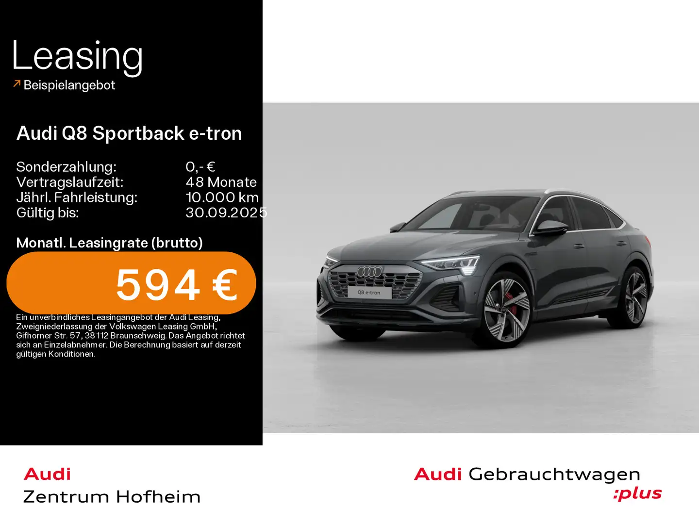 Audi Q8 e-tron 55 qu S line*Pano*HUD*Matrix Gri - 1
