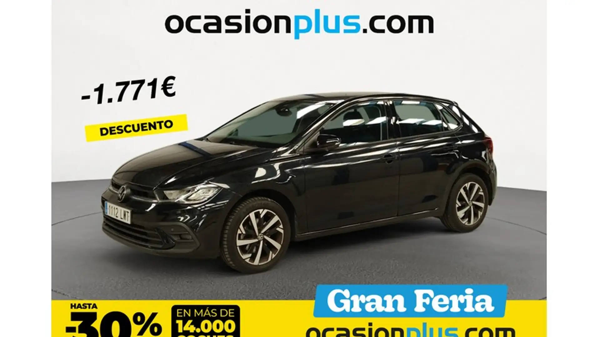 Volkswagen Polo 1.0 TSI Life DSG 81kW Zwart - 1