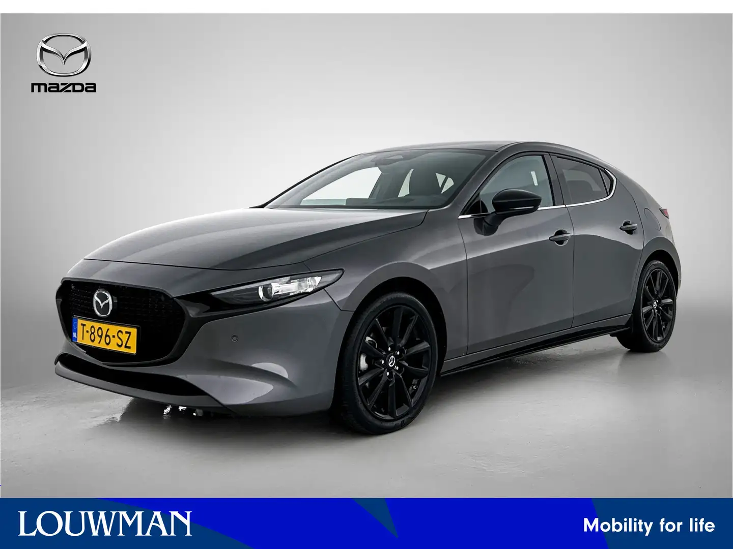 Mazda 3 2.0 e-SkyActiv-G M Hybrid 150 Homura | Op afspraak Grijs - 1