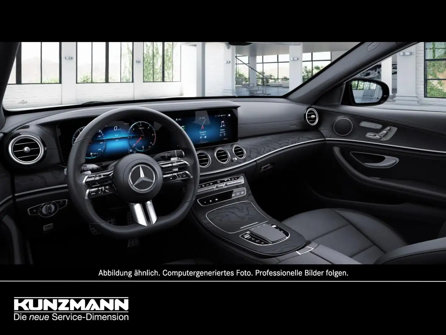 Mercedes-Benz E 300 d 4M T AMG Night Distronic+ Panorama AHK Grau - 2