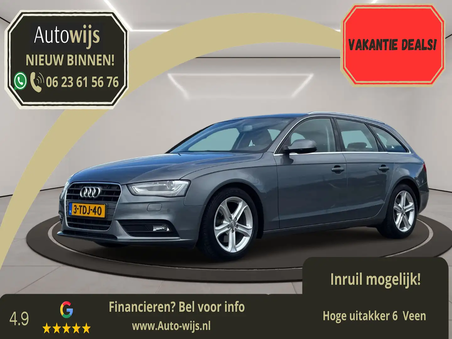 Audi A4 Avant 1.8 TFSI Business Edition|NL AUTO|Navi|Goed Grijs - 1