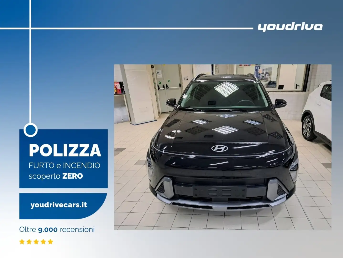 Hyundai KONA HEV 1.6 DCT XTech KM0 Schwarz - 1
