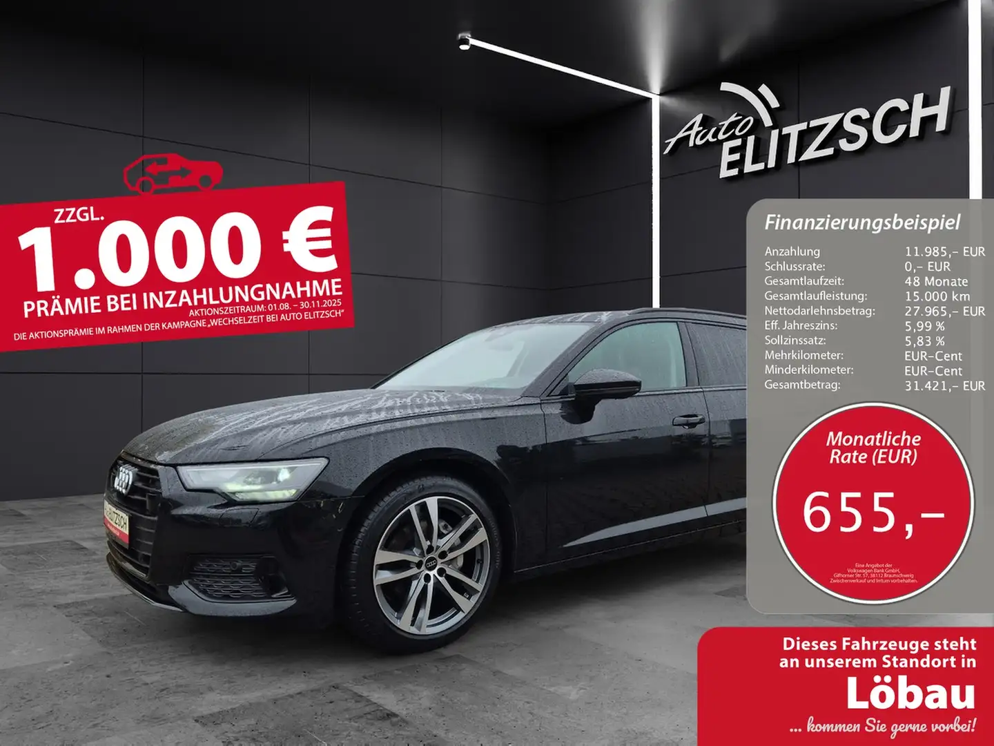 Audi A6 Avant 40 TDI Sport quattro S-tronic LED Navi AV... Schwarz - 1