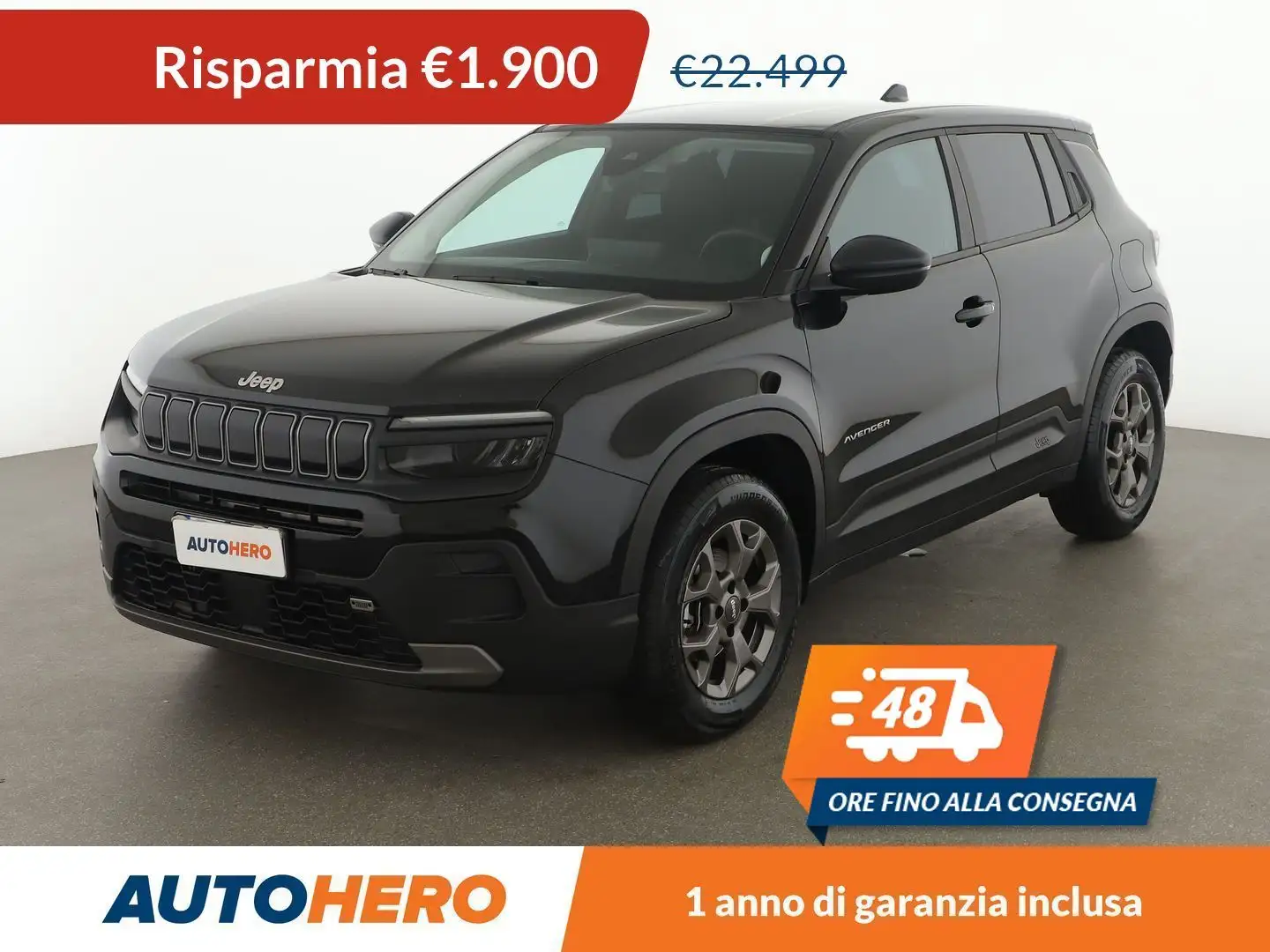 Jeep Avenger 1.2 T-GDI Longitude 100 CV Nero - 1
