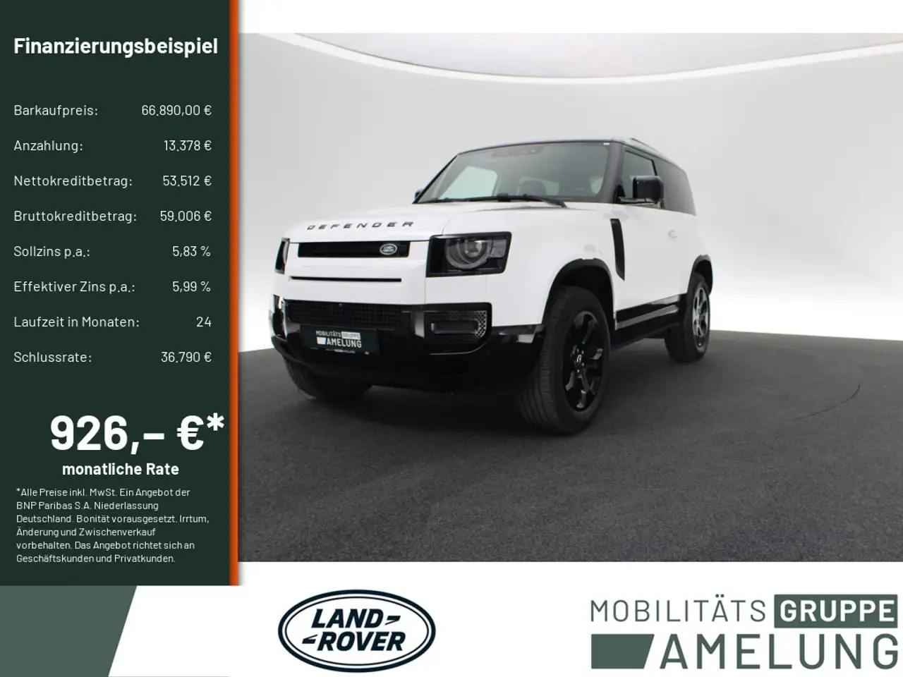 Land Rover Defender 90 X-Dynamic SE ACC LED AHK LEDER