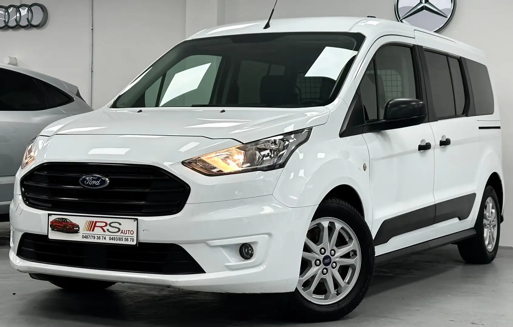 Ford Transit Connect 5 PLACES- GARANTIE 12 MOIS-GPS-CAMERA-PARFAIT ETAT Wit - 1