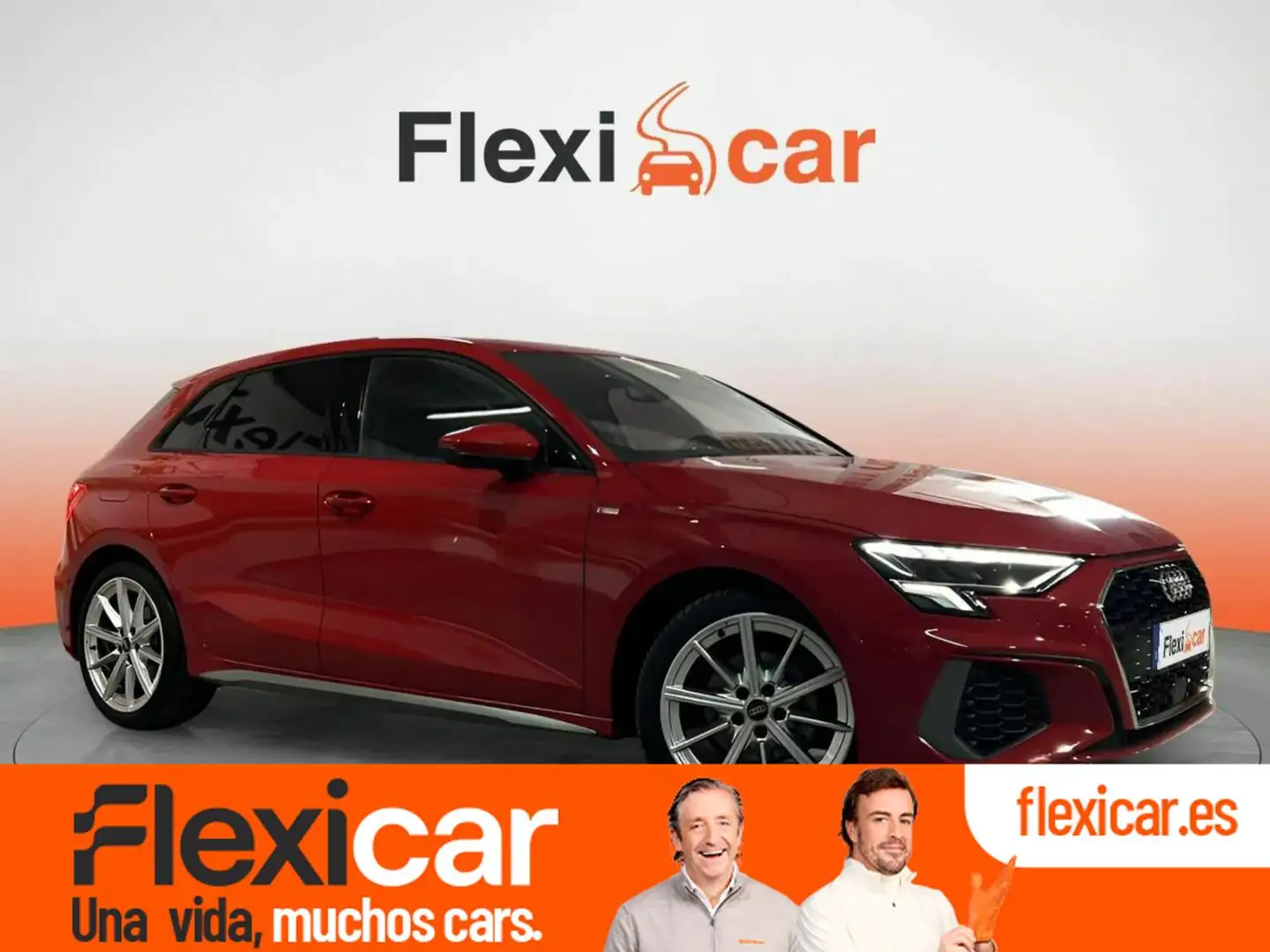 Audi A3 Sportback 35TDI S line S tronic Rojo - 1