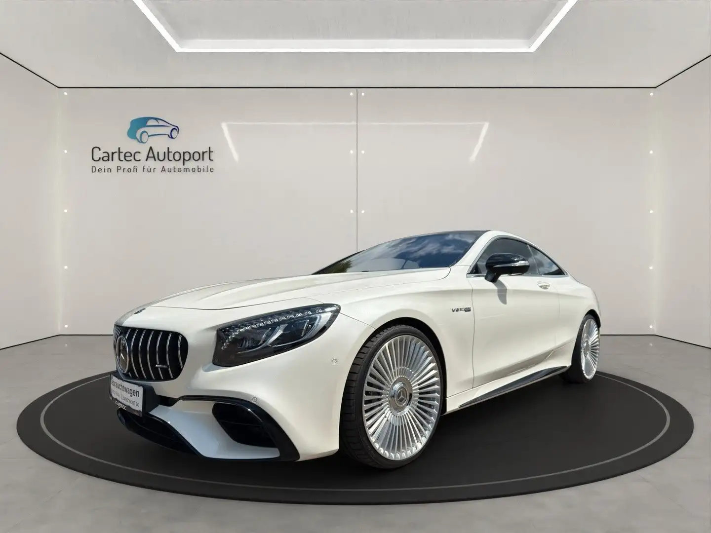 Mercedes-Benz S 63 AMG S-Klasse S 63 AMG Coupe 4Matic+ Pano TV Biały - 1
