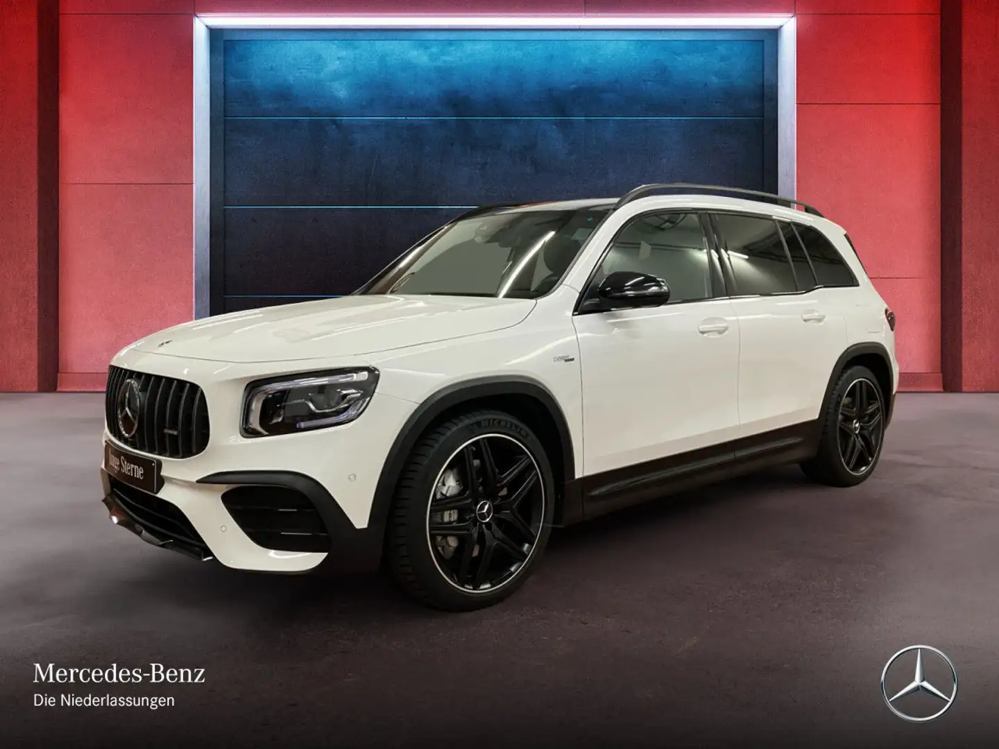 Mercedes-Benz GLB 35 AMG GLB 35 4M AMG+PANO+360°+AHK+MULTIBEAM+8G Blanc - 2
