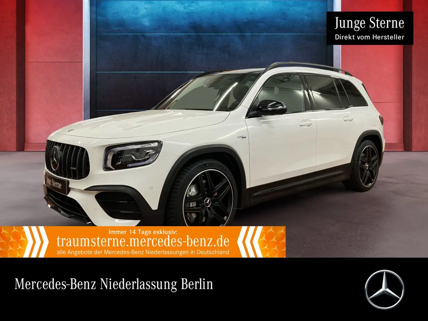 Mercedes-Benz GLB 35 AMG GLB 35 4M AMG+PANO+360°+AHK+MULTIBEAM+8G Weiß - 1