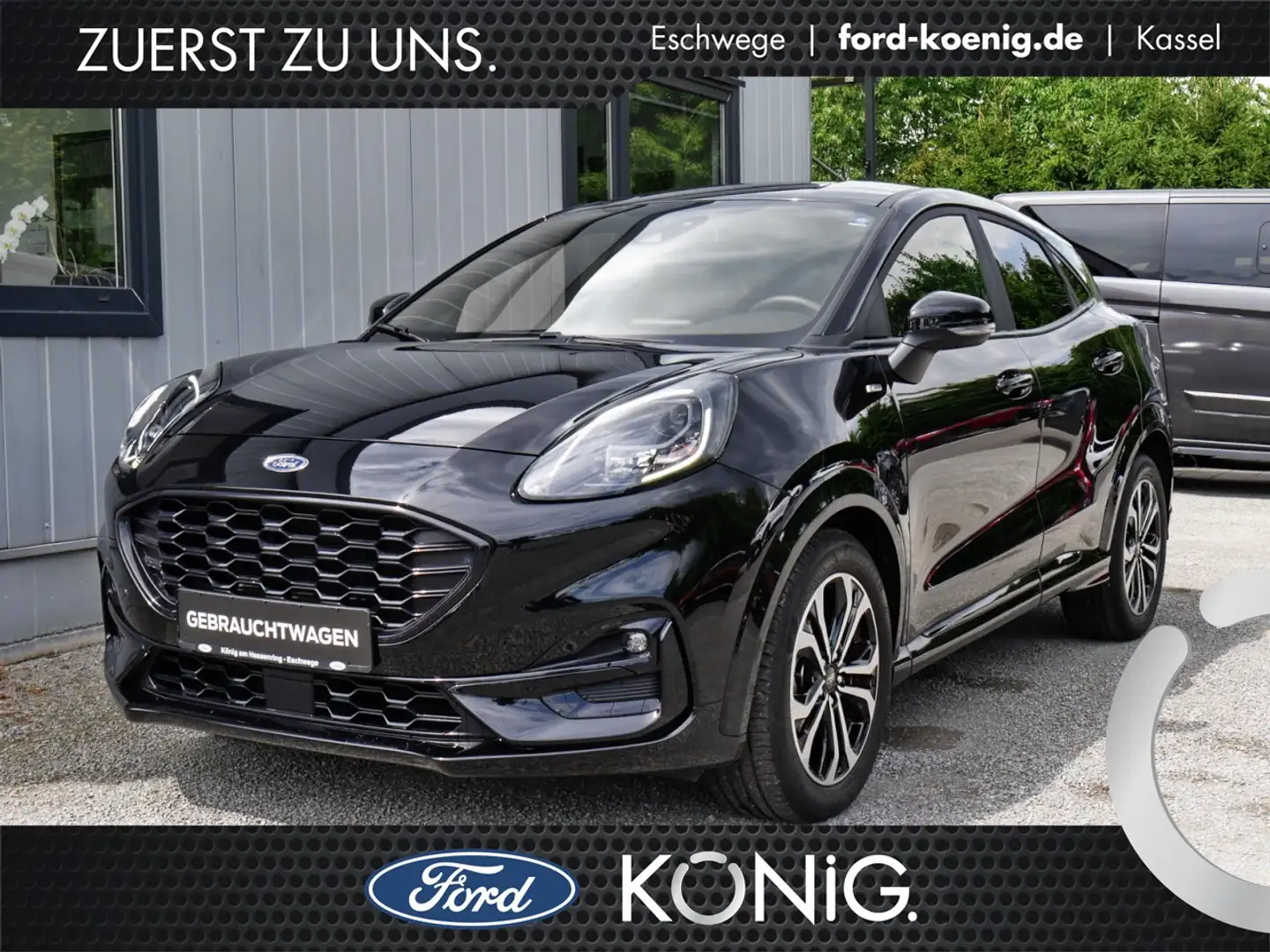 Ford Puma ST-Line Autm.+AHK+Frontscheibe heizb.+LED Klima Schwarz - 1
