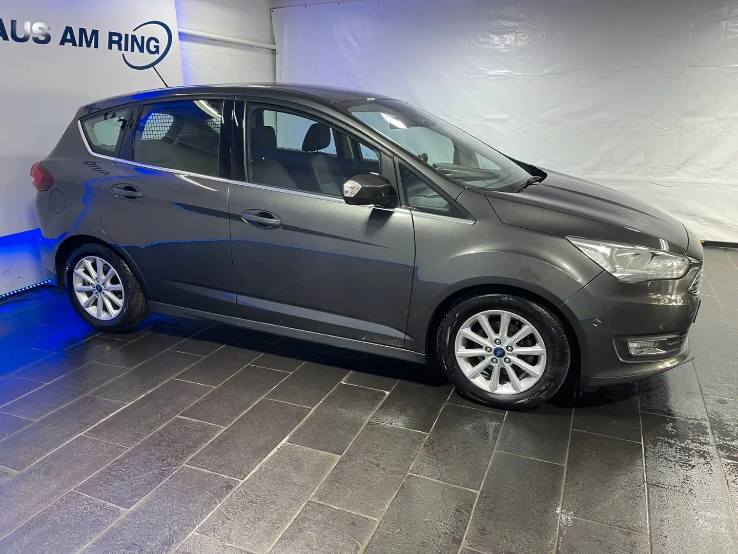 Ford C-Max Titanium Aut. 1HD ACC APPLE NAVI KEY 3xPDC Gris - 2