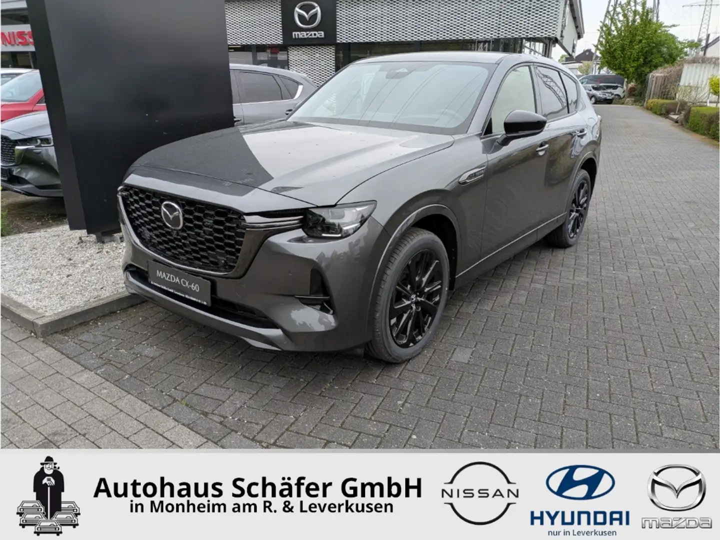 Mazda CX-60 HOMURA e-Skyactiv D 3.3l COSO-P HUD Navi Leder Dig Grau - 1