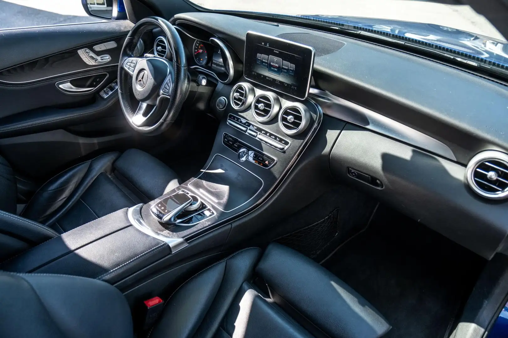 Mercedes-Benz C 350 Estate e NAP I Burmester I Led I Memory I Luchtver Blauw - 2