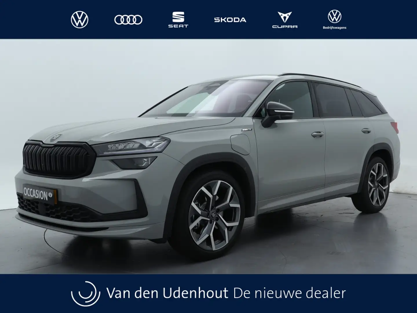 Skoda Kodiaq 1.5 TSI PHEV Sportline Business / Demonstratievoer Grijs - 1