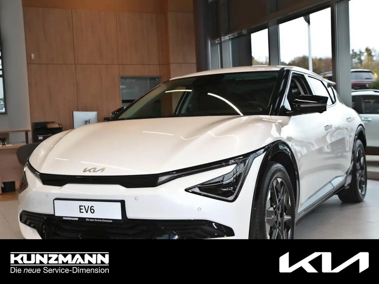 Kia EV6 84 kWh Earth  Navi Klima HeadUp Kamera LED Blanc - 1