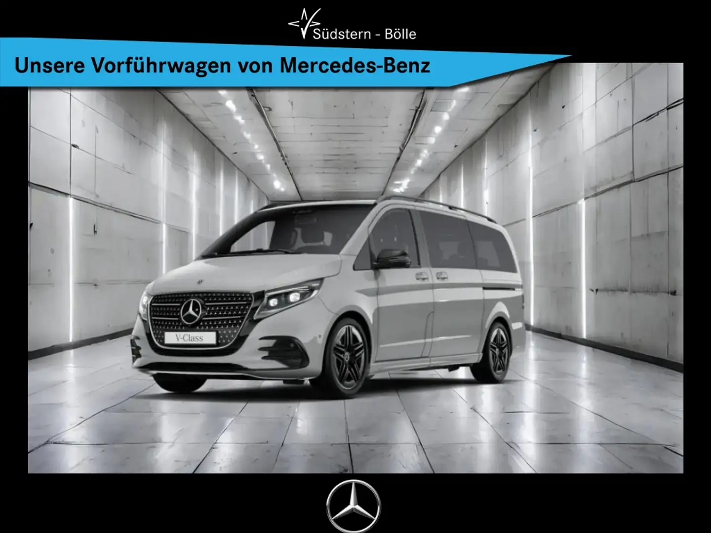 Mercedes-Benz V 250 d 4MATIC STYLE Lang +AMG+NIGHTP.+STANDH Grigio - 1