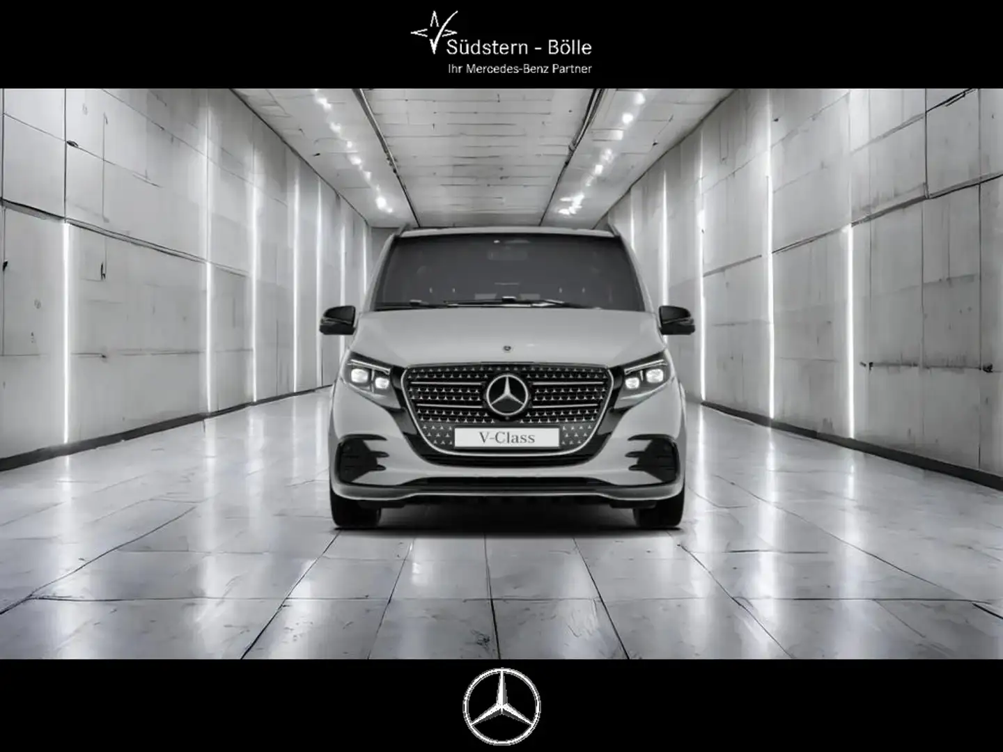 Mercedes-Benz V 250 d 4MATIC STYLE Lang +AMG+NIGHTP.+STANDH Grigio - 2