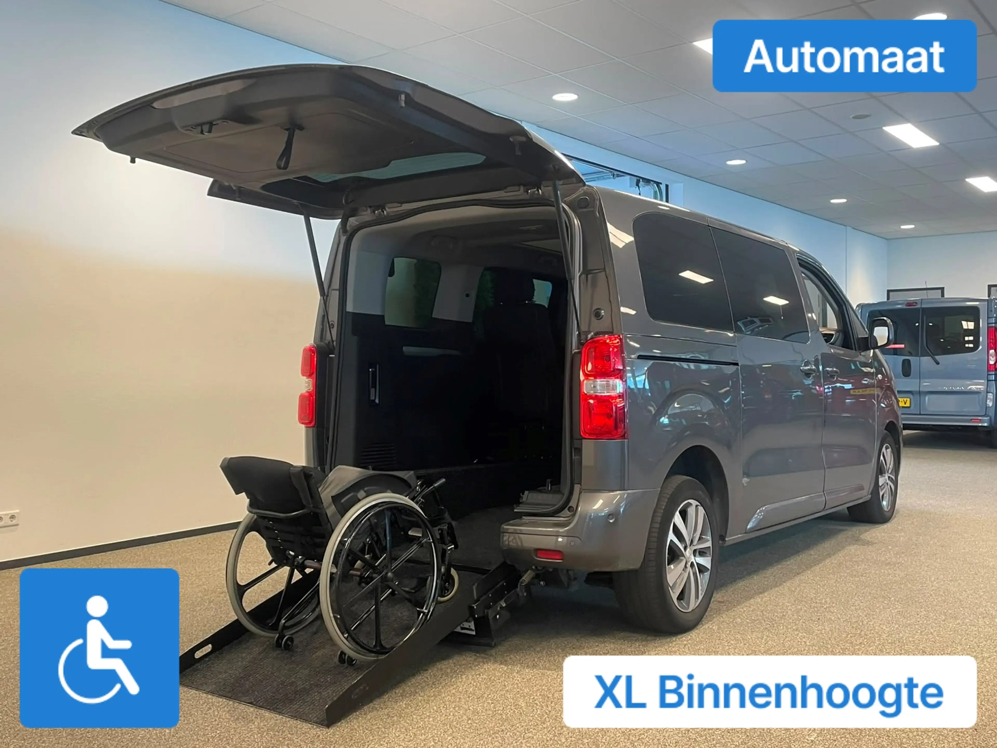 Peugeot Traveller L1H1 Rolstoelbus 4+1 XXL-Ombouw 150cm bodemverlagi — photo 2