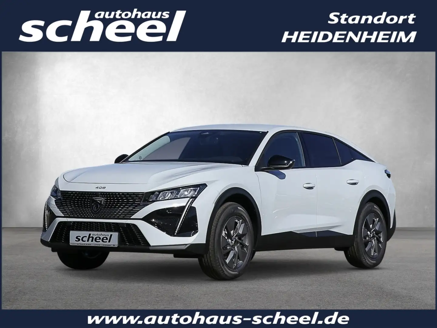 Peugeot 408 1.2 145 Allure 1re ACC/Kam./KeyLess/KlimaA Alb - 1