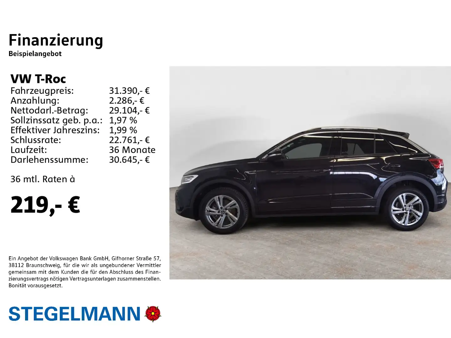 Volkswagen T-Roc 2.0 TDI DSG Facelift R-Line *AHK*Kamera*LE Schwarz - 2