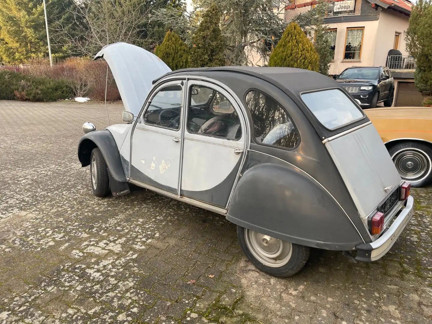 Citroen 2CV verzinkter Rahmen Gris - 2