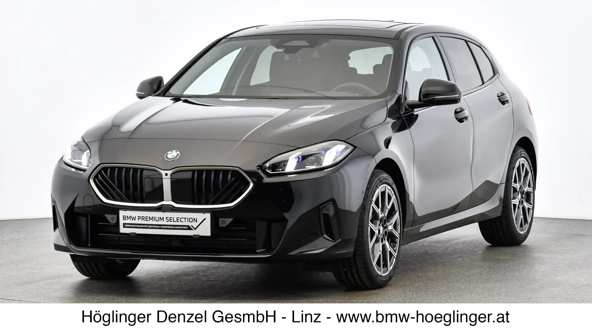 BMW 118 118d Schwarz - 1