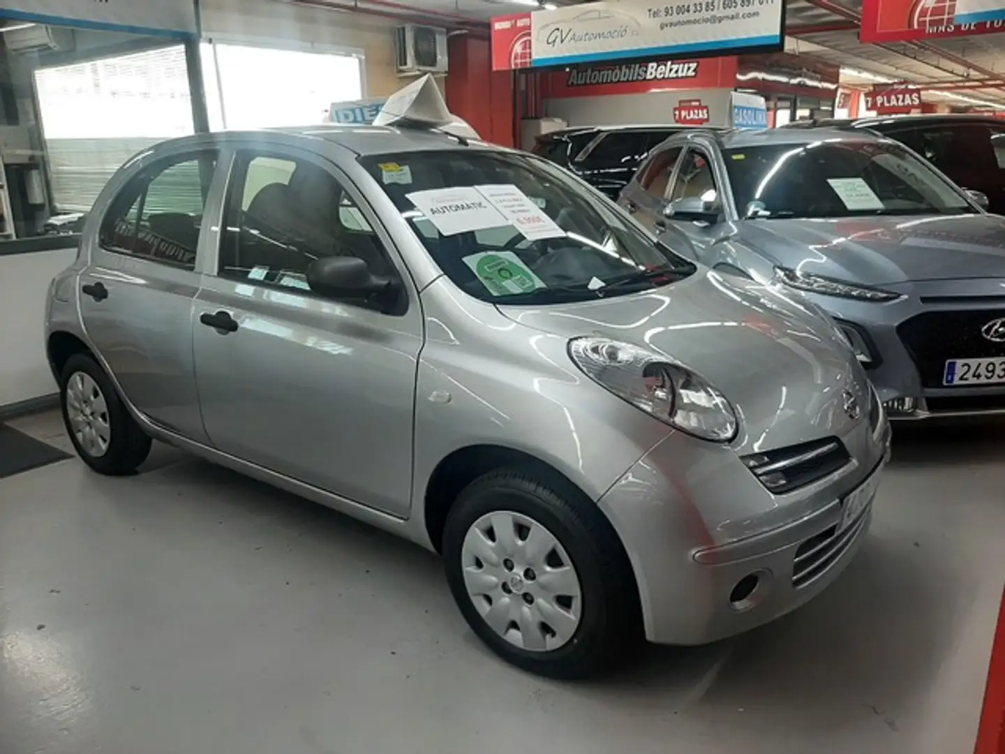 Nissan Micra 1.2 Visia Plus Aut.80 Plateado - 2