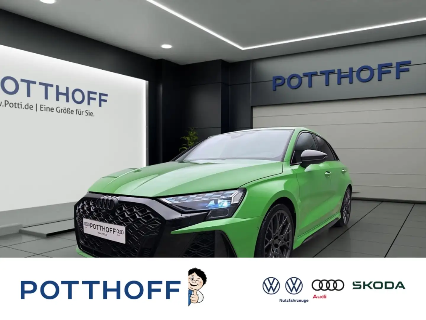 Audi RS3 Sportback Q MATRIX NAVI SONOS KAMERA Grün - 1