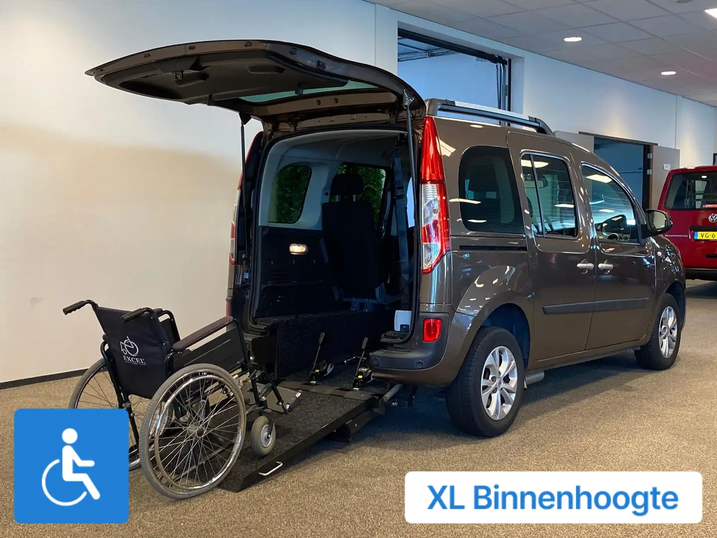 Renault Kangoo Rolstoelauto 4+1 XXL-Ombouw 150cm Marrón - 2
