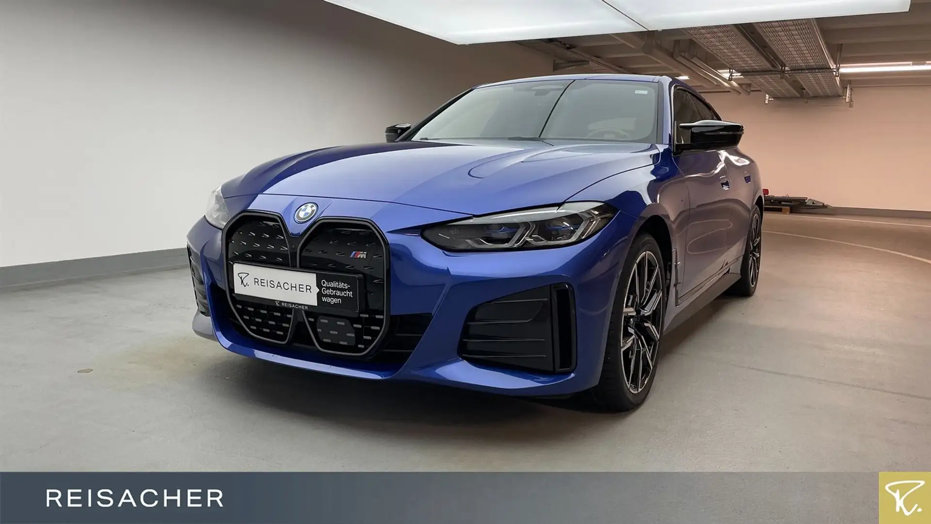 BMW i4 I4 A M50 AHK,el.Sitz+Mem,DAProf,PA+,H-K,LM19" Blau - 1