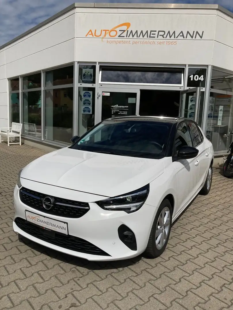 Opel Corsa F Elegance Plus LED Sitz-und Lenkradheizg. Blanc - 1