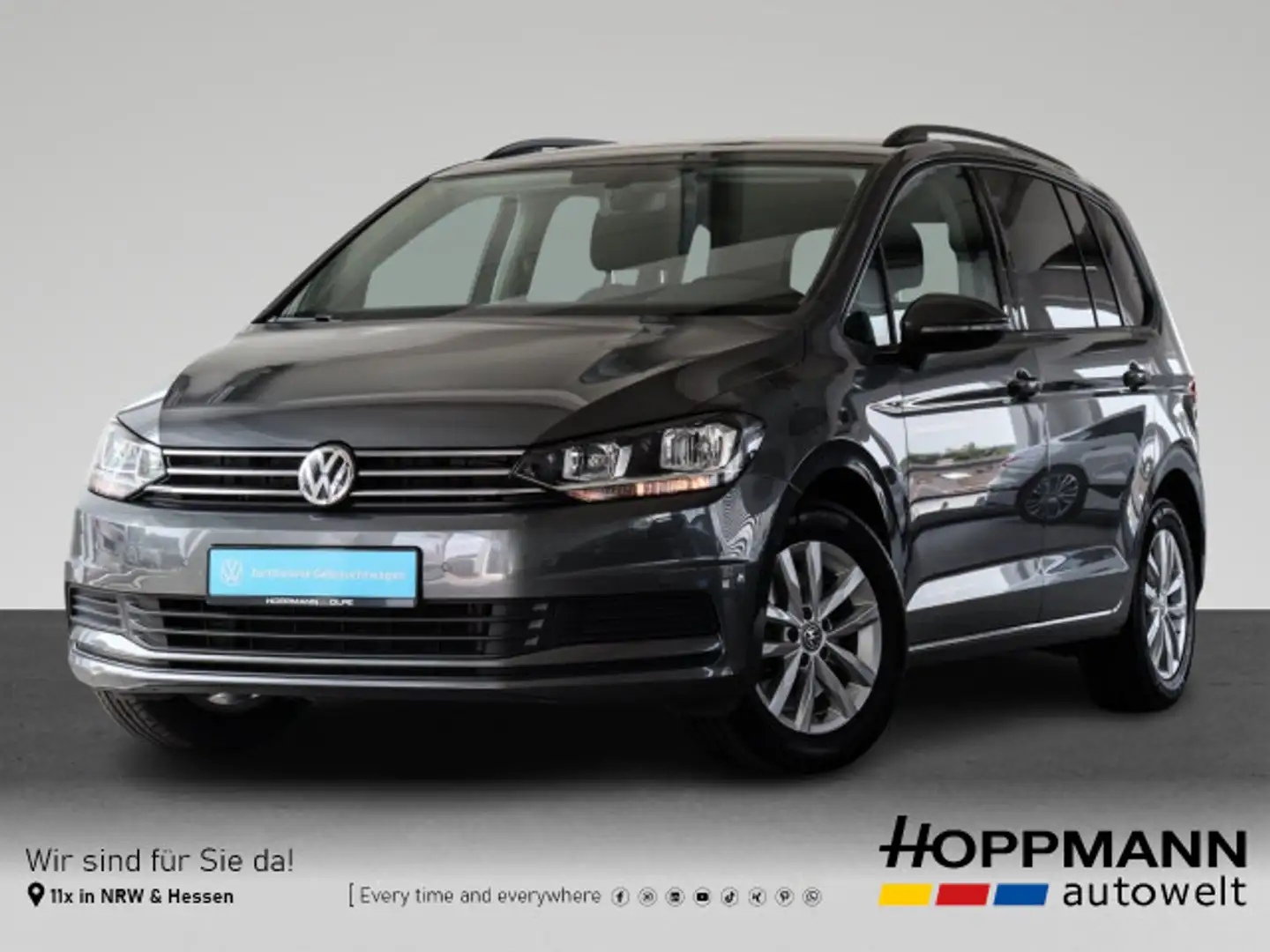 Volkswagen Touran 1.4 TSI Comfortline DSG AHK SHZG VORN U. Gris - 1