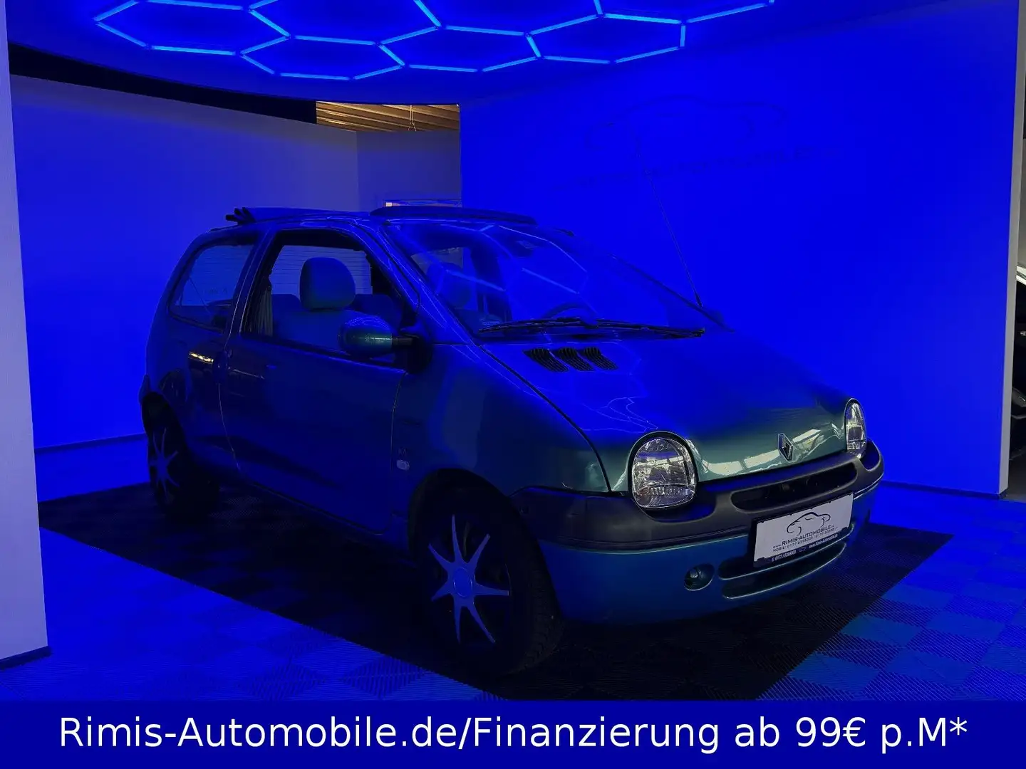 Renault Twingo Lazuli Automatik Getriebe 1.Hand Faltdach Blau - 1