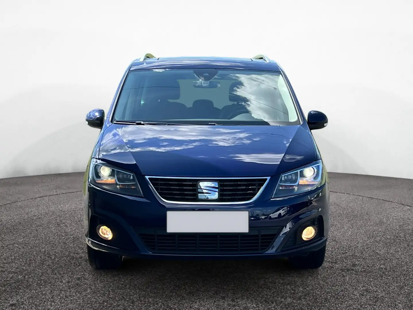 SEAT Alhambra TSI DSG|XENON|NAVI|AHK|PANO|7-SITZER| Blauw - 2