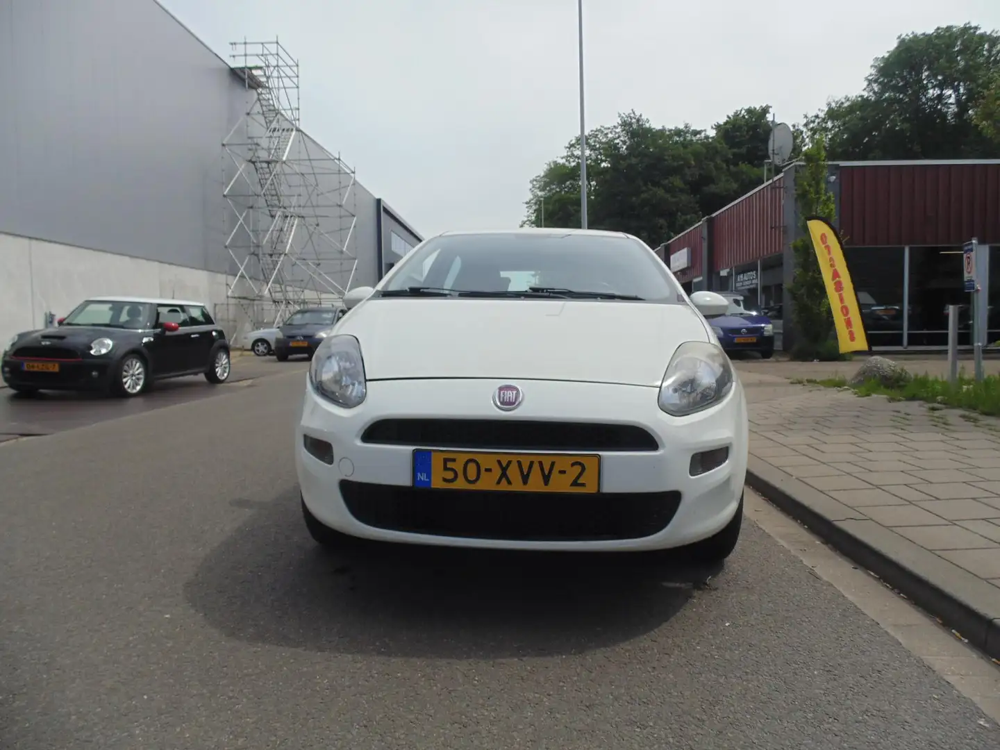Fiat Punto Evo 1.4 Natural Power Easy LPG MET AIRCO 2012 Wit - 2