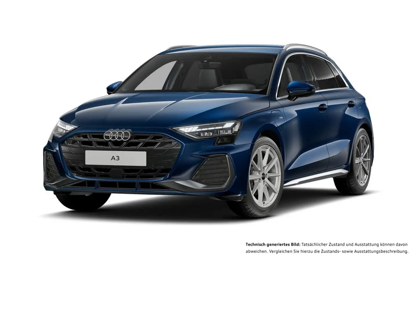 Audi A3 Sportback 40 HYBRID S LINE NAVI+ CAM AHK LED Blau - 2
