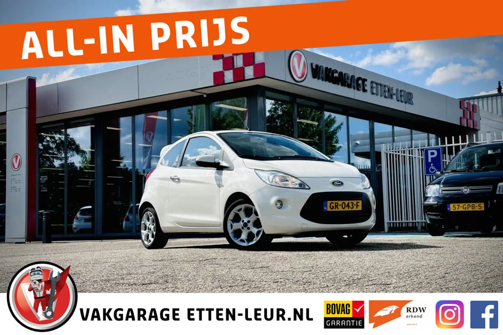 Ford Ka/Ka+ 1.2 Titanium X / CLIMA / PDC / STOELVERWARMING Biały - 1