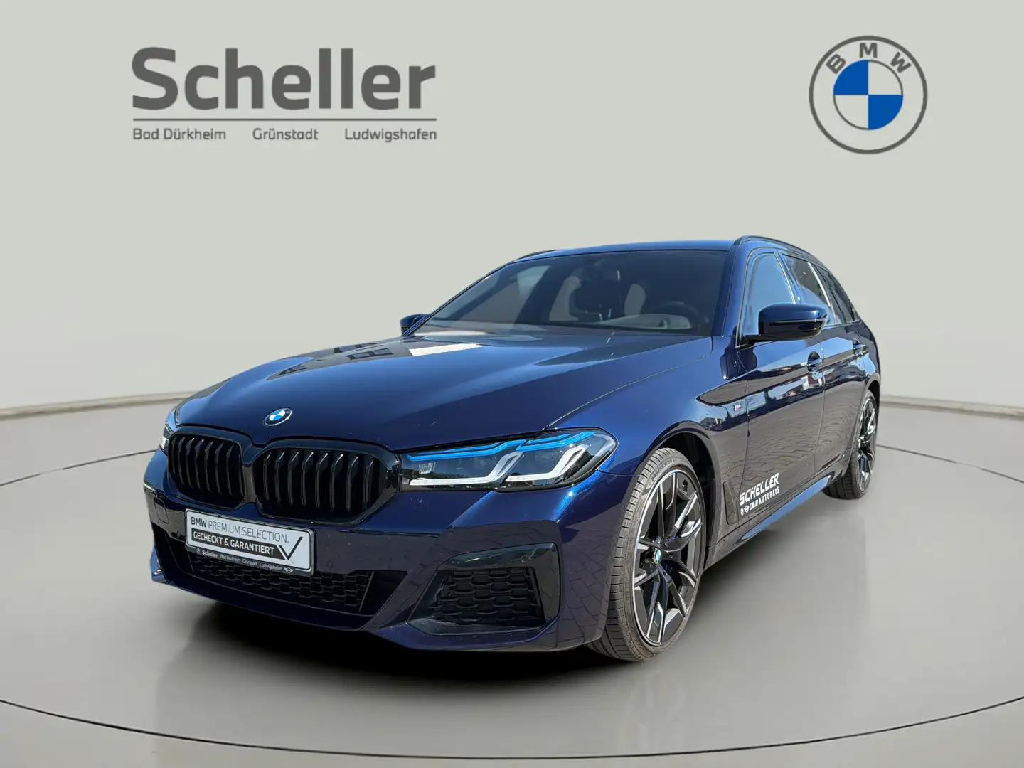 BMW 540 d xDrive A M Sportpaket Head-Up HK HiFi DAB Bleu - 1