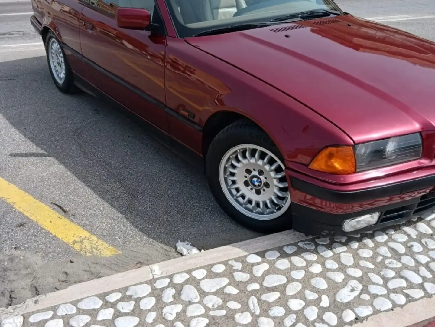 BMW 318 e36 Cabrio c/2 airbag auto anno 1994 Rot - 2
