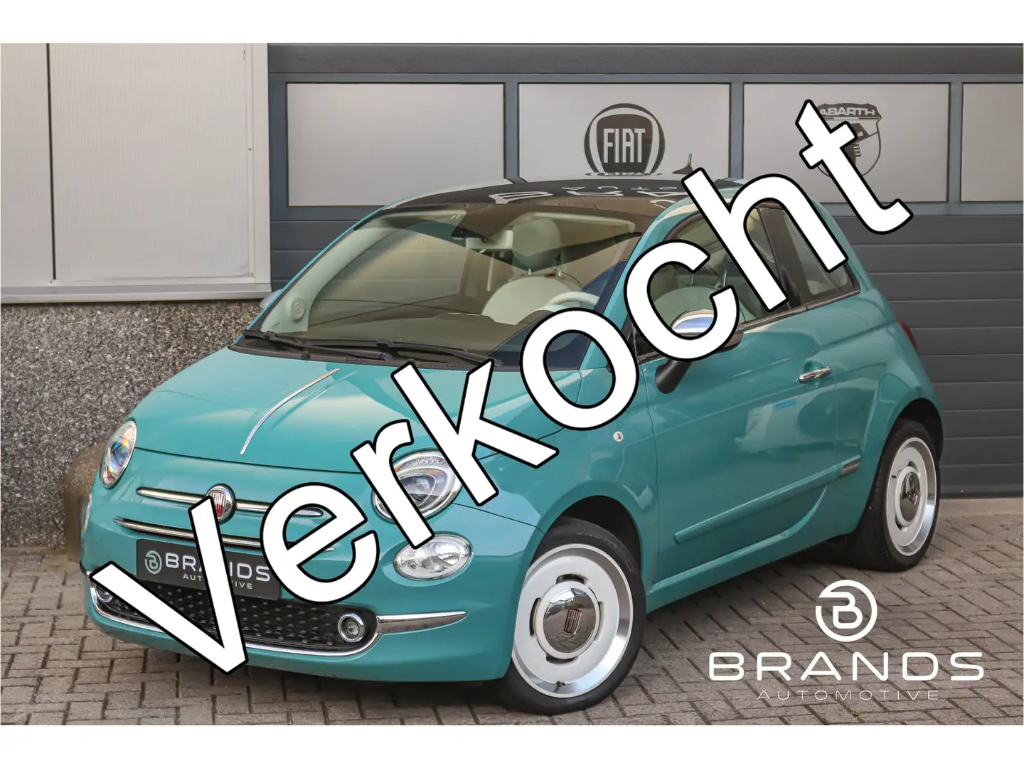 Fiat 500 1.2 Anniversario 1e eig Vol opties Limited ed. Gar Groen - 1
